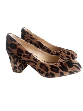 Jack Rogers Leopard-Print Pumps in Brown and Black